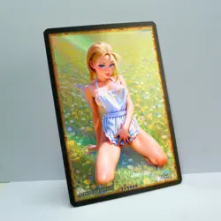 CAMMY WHITE Waifu Anime Card LIMITED 1/1 Custom TCG Holo T14808 - Image 2
