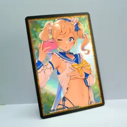 BARBARA Waifu Anime Card LIMITED 1/1 Custom TCG Holo Goddess Story ACG T14806 - Image 2