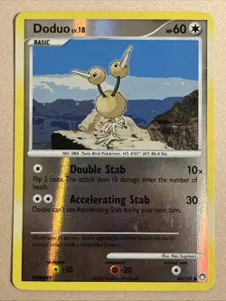 Pokemon Card - Doduo - Reverse Holo (80/123) Mysterious Treasures *LP* - Image 1
