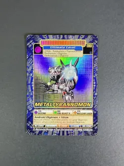 Digimon Metaltyrannomon BO-145S Card 2000 Digi-Battle Series 3 Bandai Holo MINT - Image 1