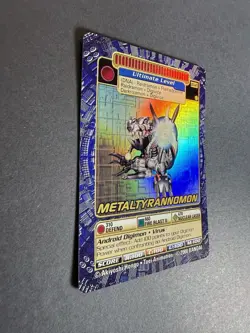 Digimon Metaltyrannomon BO-145S Card 2000 Digi-Battle Series 3 Bandai Holo MINT - Image 3