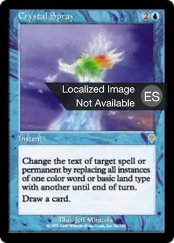 MTG Crystal Spray Invasion 50/350 Regular Rare SPANSIH - Image 1