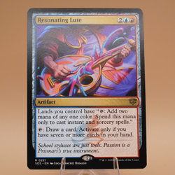Resonating Lute | 221 | Regular | R | Secrets of Strixhaven | MTG | Pack Fresh - Image 1