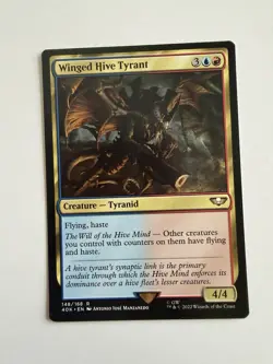 Winged Hive Tyrant Universes Beyond: Warhammer 40000 Regular - Rare MTG - Image 1