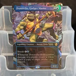 Magic: The Gathering Donatello, Gadget Master Blue/Green Creature Rare foil - Image 1