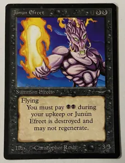 Magic The Gathering MTG JUNUN EFREET Arabian Nights! - Image 1