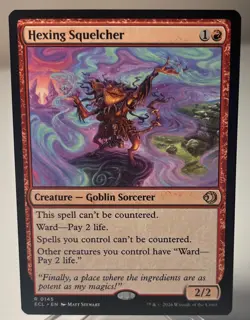 Magic MTG - Hexing Squelcher Lorwyn Eclipsed Un-Played Rare Goblin - Near Mint! - Image 1