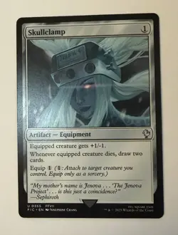 Skullclamp #355 (NM) Final Fantasy FIC Magic MTG - Image 1
