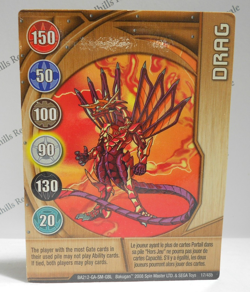 Bakugan Card - Drag - Copper Gate Card - BA212 - 17/48b - 2008 - Image 1