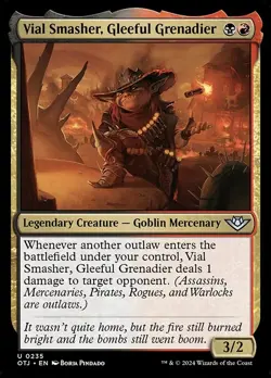 Vial Smasher, Gleeful Grenadier Foil Outlaws of Thunder Junction 235 NM MTG - Image 1