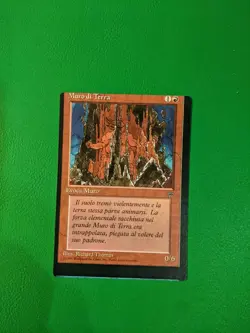 wall of earth mtg italian legends press check nfc miscut test print white back - Image 1