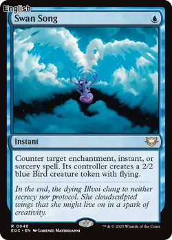 Swan Song MTG Commander: Edge of Eternities Rare NM Pck Fresh - Image 1