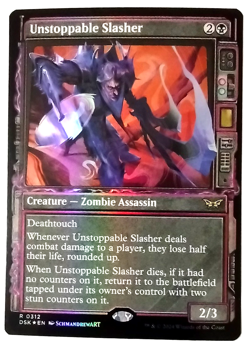 Unstoppable Slasher (Showcase) - Duskmourn: House of Horror - Foil - EN - R 0312 - Image 1