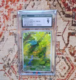 CGC 9 Bulbasaur 2023 Pokemon Card 151 166/165 Art Rare Pokemon Card - Image 4