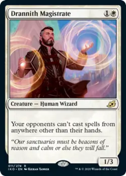 MTG Drannith Magistrate, NM-Mint, English Ikoria: Lair of Behemoths - Image 1