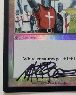 Magic Gathering MTG CRUSADE Promo Foil DCI Junior Super Series Signed Mark Poole - Image 4