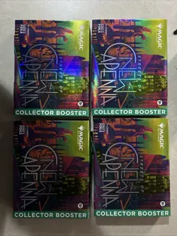 Lot Of 4 Boxes . Magic The Gathering Streets of New Capenna Collector. - Image 1