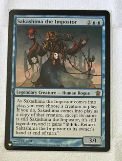 Sakashima the Impostor The List MTG (#53) NM Regular!! - Image 1