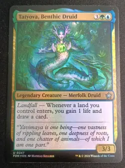 MTG Foundations - Tatyova, Benthic Druid - Foil - Image 1