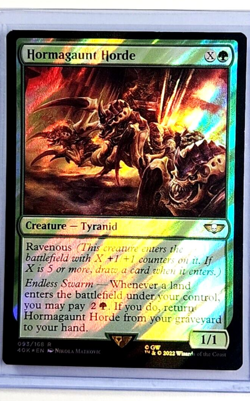 2022 MTG Magic the Gathering Warhammer 40000 40k Surge Foil #93 Hormagaunt Horde - Image 1