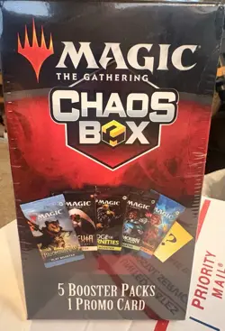 2025 Magic The Gathering Chaos Box 5 Boosters + 1 Promo MTG - FACTORY SEALED - Image 1