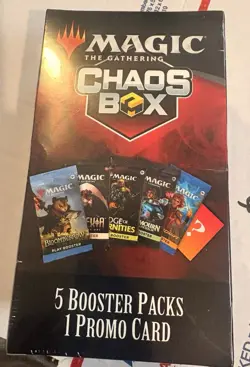 2025 Magic The Gathering Chaos Box 5 Boosters + 1 Promo MTG - FACTORY SEALED - Image 2
