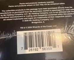 2025 Magic The Gathering Chaos Box 5 Boosters + 1 Promo MTG - FACTORY SEALED - Image 3