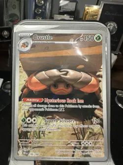 Crustle Illustration Rare SV10: Destined Rivals 186/182 NM Pokemon - Image 1