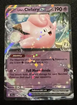 Lillie's Clefairy ex 056/159 Double Rare Journey Together Pokemon Near Mint - Image 1