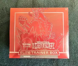 Pokemon Sword & Shield - Battle Styles Elite Trainer Box (Red) ETB New, sealed - Image 1
