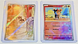Pokemon Litleo 139/132 Illustration Rare + Litleo Master Ball Holo Lot- NM - Image 1
