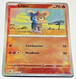 Pokemon Litleo 139/132 Illustration Rare + Litleo Master Ball Holo Lot- NM - Image 4