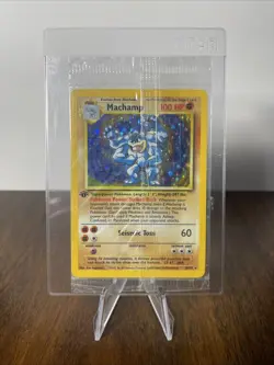 Pokemon SEALED 1st Edition Holo Machamp – Base Set 8/102 - Image 1