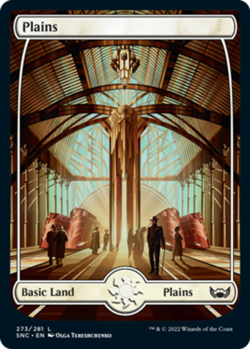 Basic Lands 10 MTG Plains (273), NM-Mint, English Streets of New Capenna - Image 1