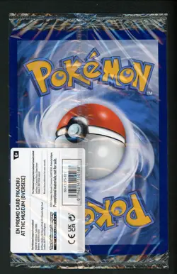 Pokemon TCG Pikachu at the Natural History Museum Sealed Jumbo Promo SVP - Image 2