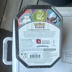 Pokemon Mighty Mysterious Tin Darkrai Booster Packs Sealed English 2021 TCG - Image 2