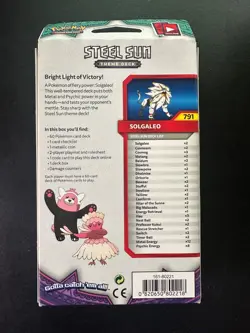 Pokemon TCG: Sun & Moon - Steel Sun Theme Deck (Solgaleo) - New & Sealed - Image 4