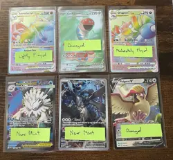 Pokemon Card Lot 6 TCG Cards - EX, V, IR, Full Art, Vstar - Image 1