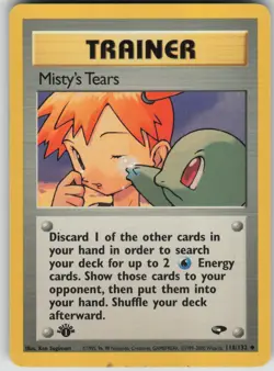 Pokemon TCG Misty's Tears Uncommon Gym Challenge 118/132 - Image 1