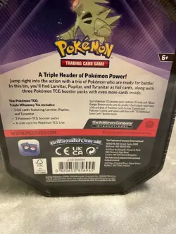 Birthday Auction!: Pokemon Tyranitar Tin. New in Box with Factory Seal - Image 5