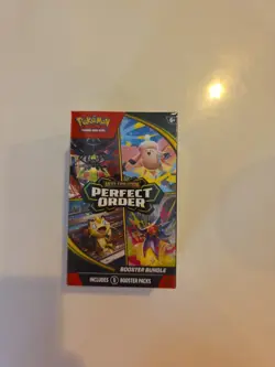 Pokemon TCG: Mega Evolution-Perfect Order Booster Bundle (6 Packs) New Sealed - Image 1