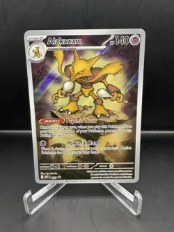 Pokemon Alakazam TCG MEP 009 Mega Evolution Black Star Promo - Image 1