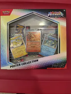 NEW/FACTORY SEALED Pokemon TCG Prismatic Evolutions Poster Collection - Image 1
