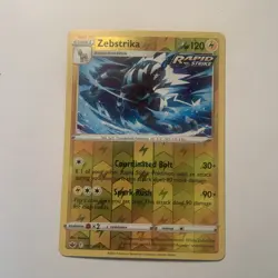 Pokemon Card Zebstrika Chilling Reign Reverse Holo Rare 051/198 - Image 1
