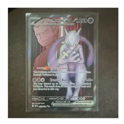Pokemon Team Rocket's Mewtwo EX 213/182 Destined Rivals Ultra Rare Holo 280 HP - Image 1