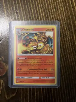 Pokemon TCG Charizard SM-Team Up Rare Holo 14/181 150 HP Blaze Ball 30+ - Image 1