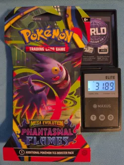 (HEAVY)🔥 31.89g Pokemon TCG Phantasmal Flames Sleeved Booster Pack Sealed✅ - Image 1