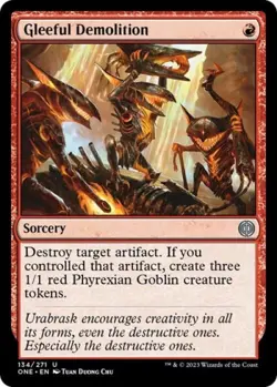 Gleeful Demolition - Near Mint MTG Phyrexia: All Will Be One - Image 1