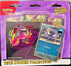Pokemon TCG Tech Sticker Collection Gastly Sealed Pack + Booster Included Gift S - Image 1