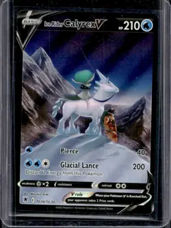 2022 Pokemon SWSH Astral Radiance Ice Rider Calyrex V Trainer Gallery #TG14/TG30 - Image 1